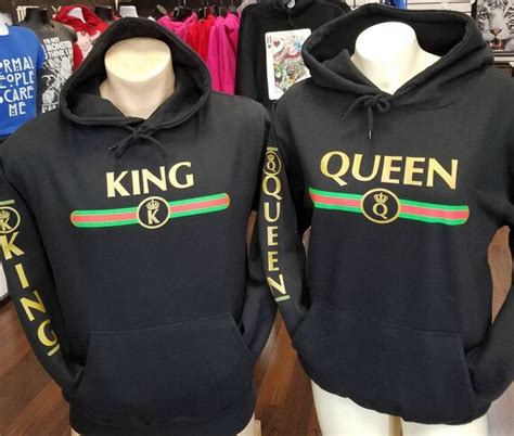 gucci king and queen hoodies|saks gucci sweatshirt.